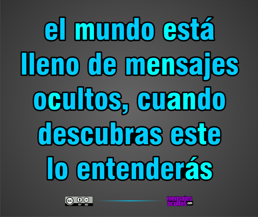 mensajes ocultos